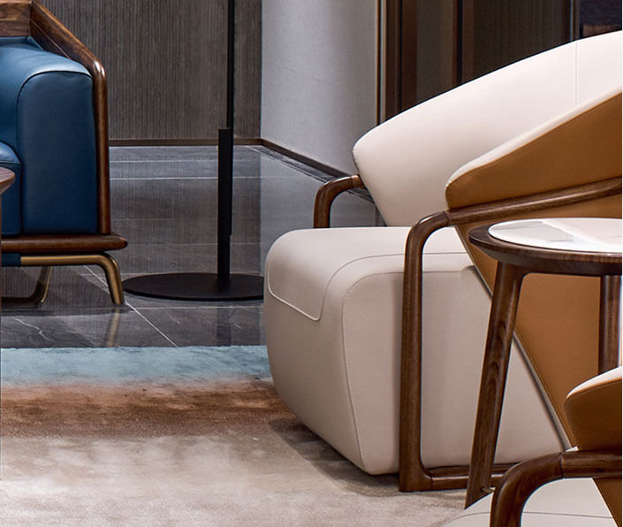 配色-海洋藍+象牙白+愛馬仕橙,視覺感強烈