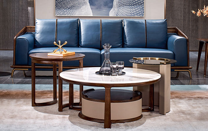 藍山-現代簡奢 客廳空間