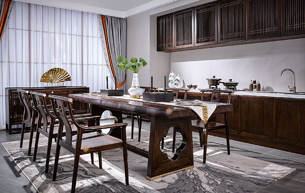 烏金木新中式家具