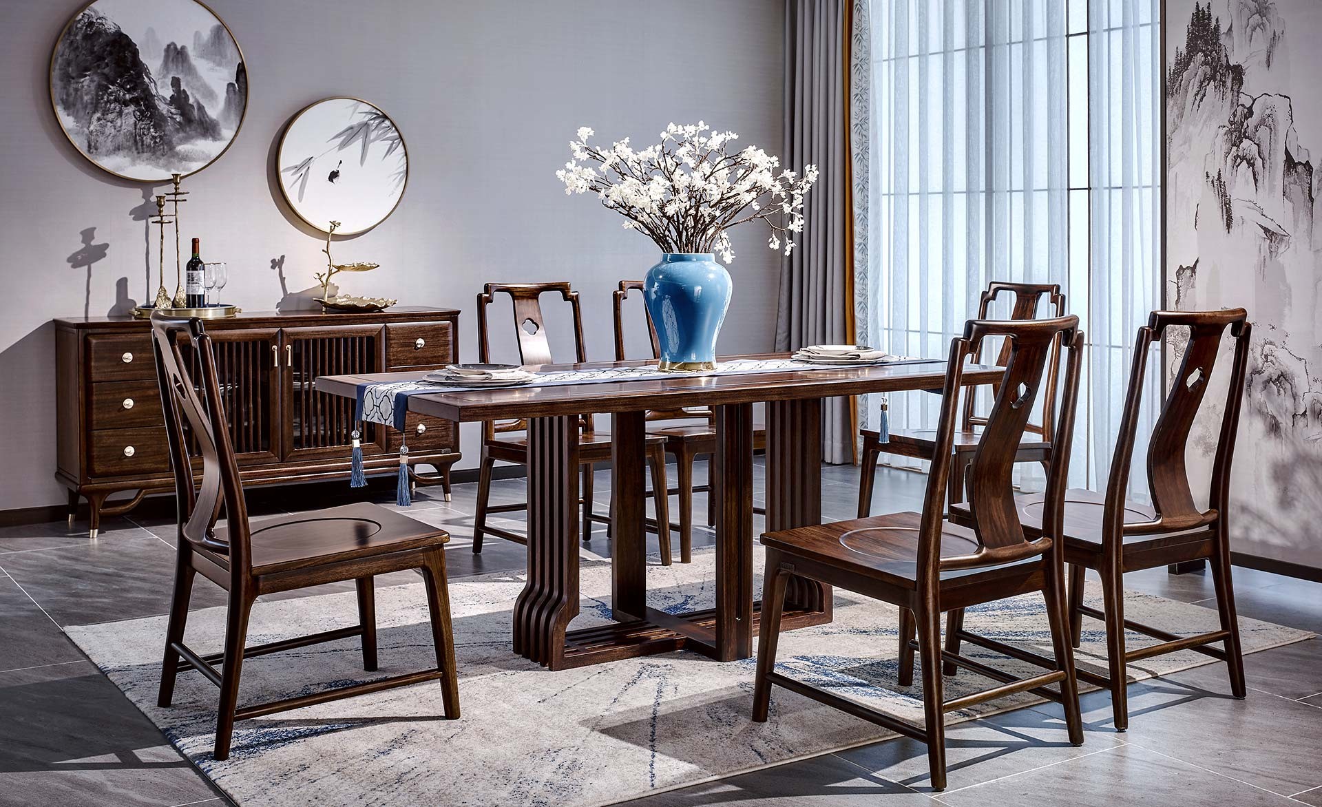 云舍新中式餐廳空間效果