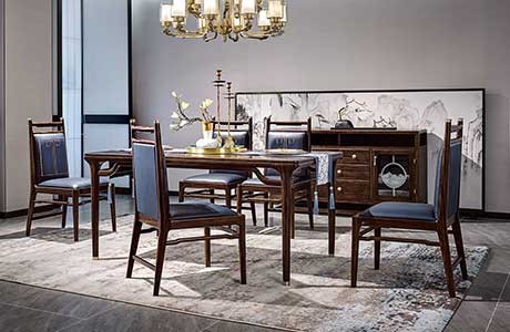 格物-東方先生 餐廳空間-童話森林新中式實木家具